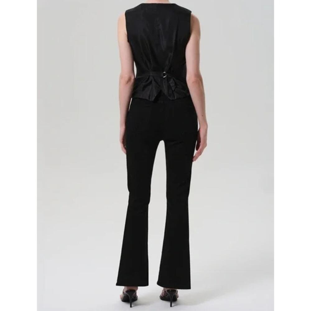 CITIZENS OF HUMANITY Lilah Velvet Pants Black Bootcut High Rise Women's 24 - Picture 11 of 11